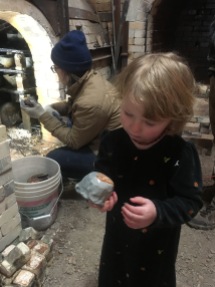 Cassidy's Inspects her first Woodfired Work